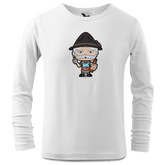 Da Oid Sinzer Griller Longsleeve Kinder Weiss Westerndorf Front